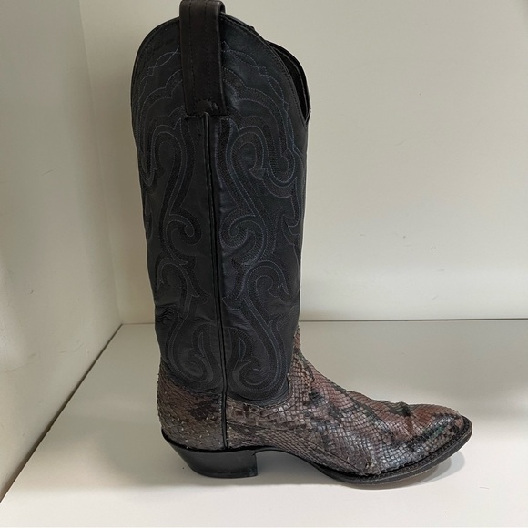 PANHANDLE SLIM WOMEN'S COWGIRL BOOT EXOTIC PYTHON R-TOE Western Yellowstone - Picture 4 of 15